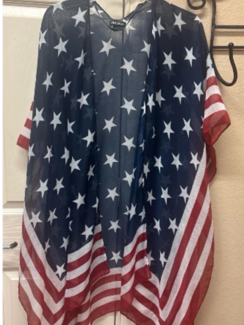 Steve Madden Stars & Stripes cape/poncho